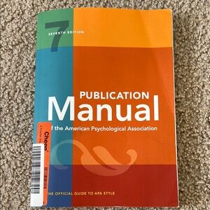 APA Publication Manual 7th Edition